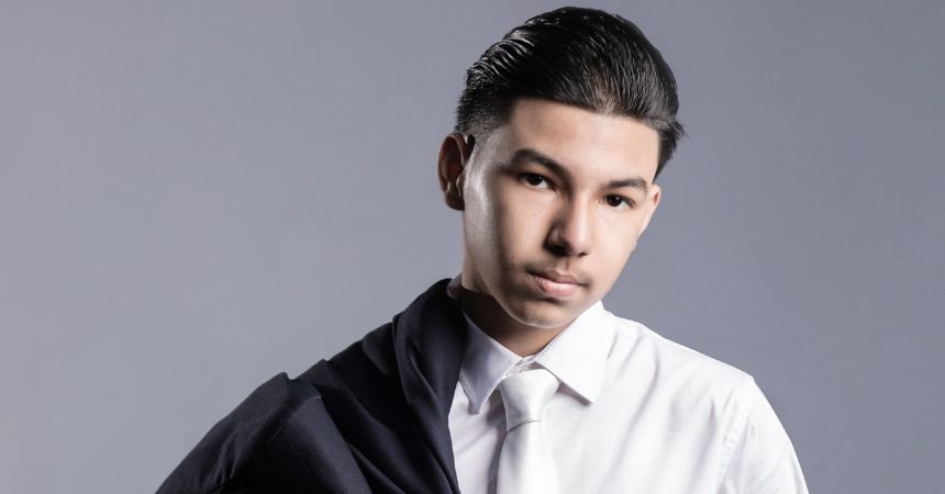 Lapels go on the outside!